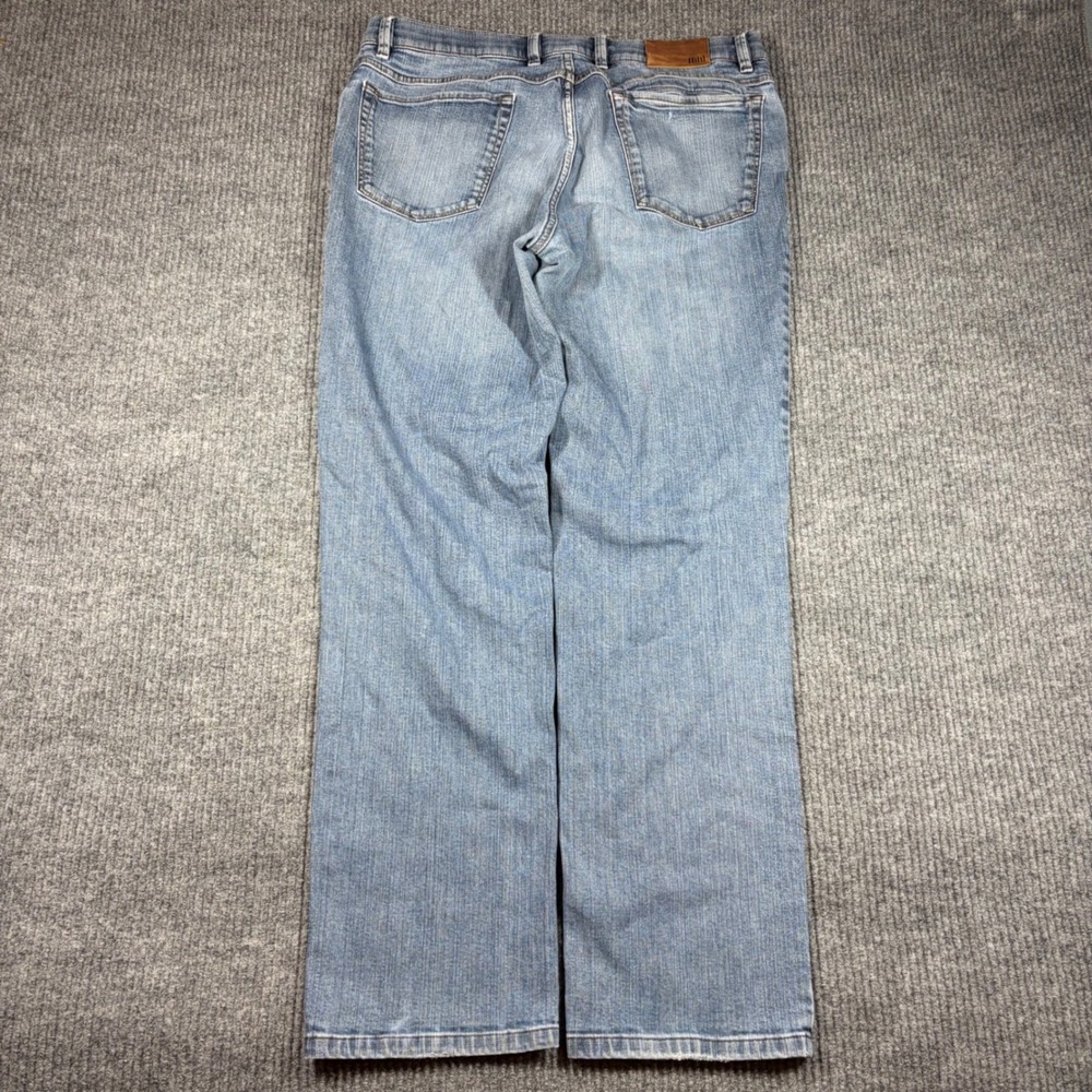 Hiltl Jeans Men's 36x34 Premium Denim  Blue Straight Leg Made in Macedonia